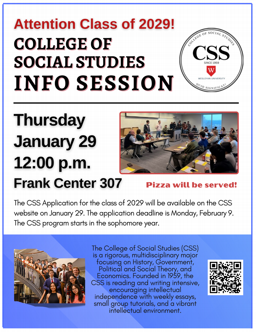 CSS Info Session 12/4/25